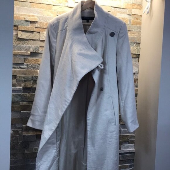 Kenneth Cole Wool Blend Maxi Wrap Coat - Picture 5 of 9